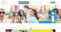 Desktop Screenshot of henniez.ch